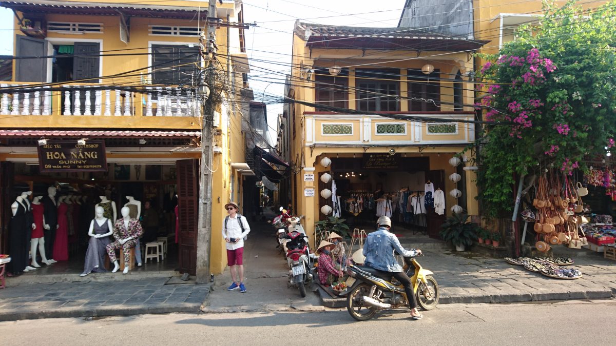 Like a visual metaphor for life in Vietnam, Hoi An is a chaotic mixture of tiny alleys, wide streets, tourist tat, fine craftsmanship, dirt and colour