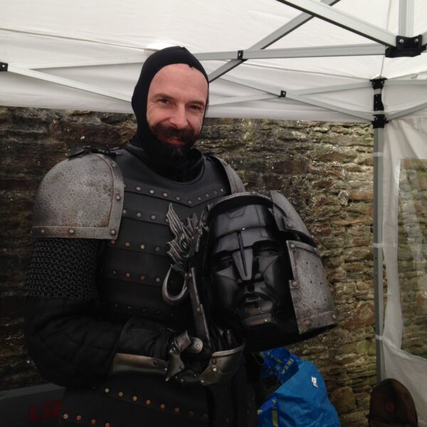 The armour I wore for the Robot Of Sherwood in Dr Who was the real deal and it weighed a ton!